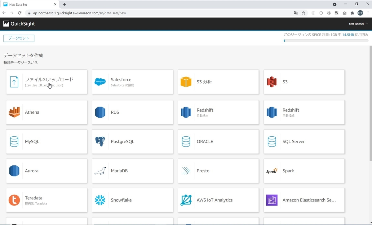 【AWSワークショップ】QuickSight ～作成者向け～ 顧客フロントSEのIT勉強ブログ