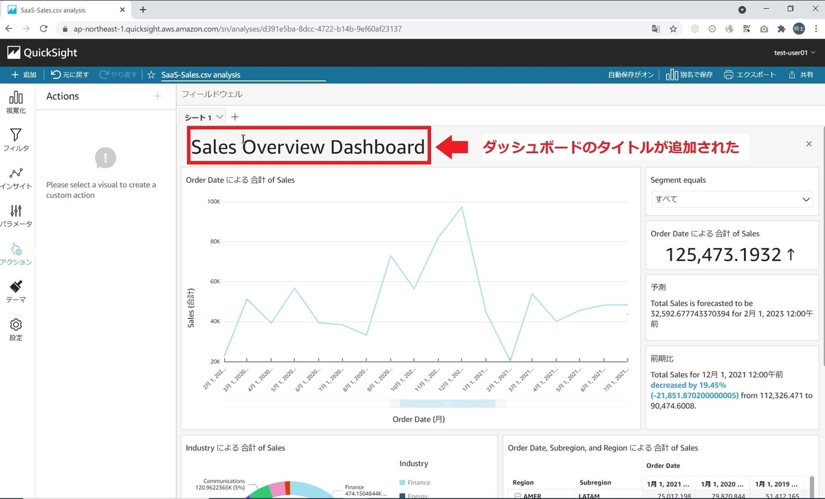 【AWSワークショップ】QuickSight ～作成者向け～ 顧客フロントSEのIT勉強ブログ