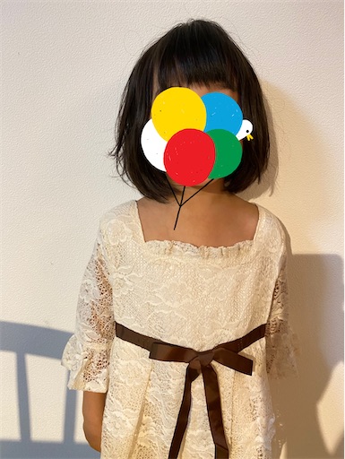 結婚式のキッズワンピースが安くて可愛い話 自作お直しについても きなりブログ ママと私と と