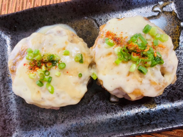 こんにゃく入りチーズつくね