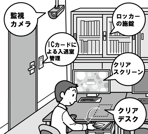 物理的セキュリティ対策_情報セキュリティスぺシャリスト試験