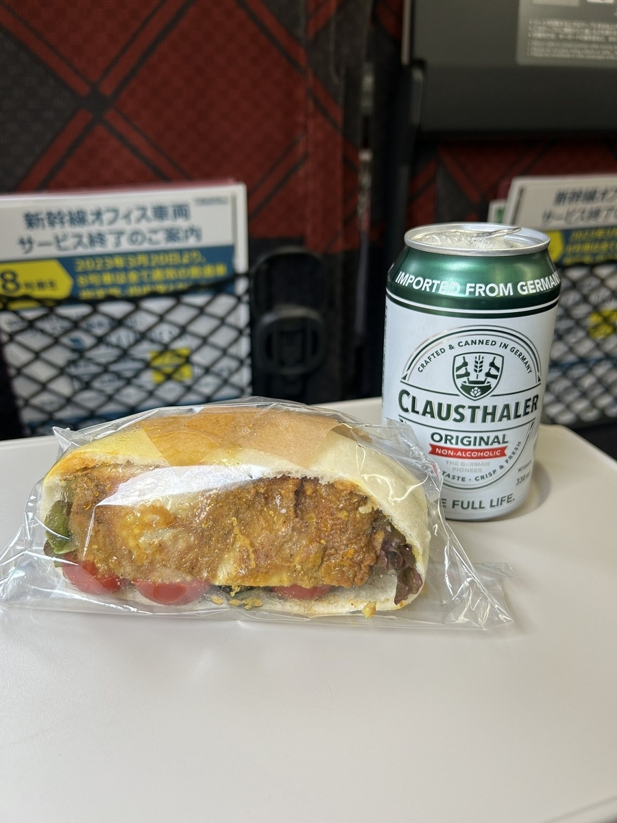 朝ごはんにノンアルビールを添えて