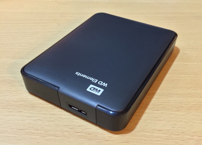 WD Elements 1TB 外付けハードディスク WD 1TB Elements portable