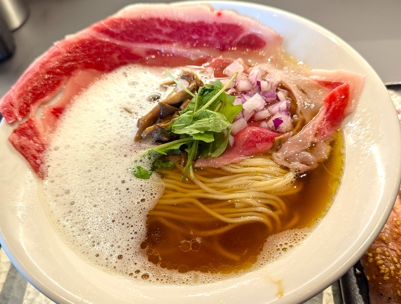 鶏soba座銀横浜西口店＠横浜 冬季限定『和牛とトリュフ香るキノコsoba