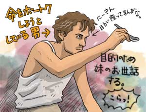 映画大脳分裂イラスト 大脳分裂