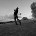 Tee shot @ Stanford GC #18