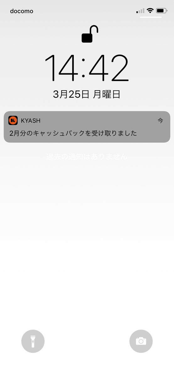kyashのキャッシュバックは257円でした【2019年2月分】
