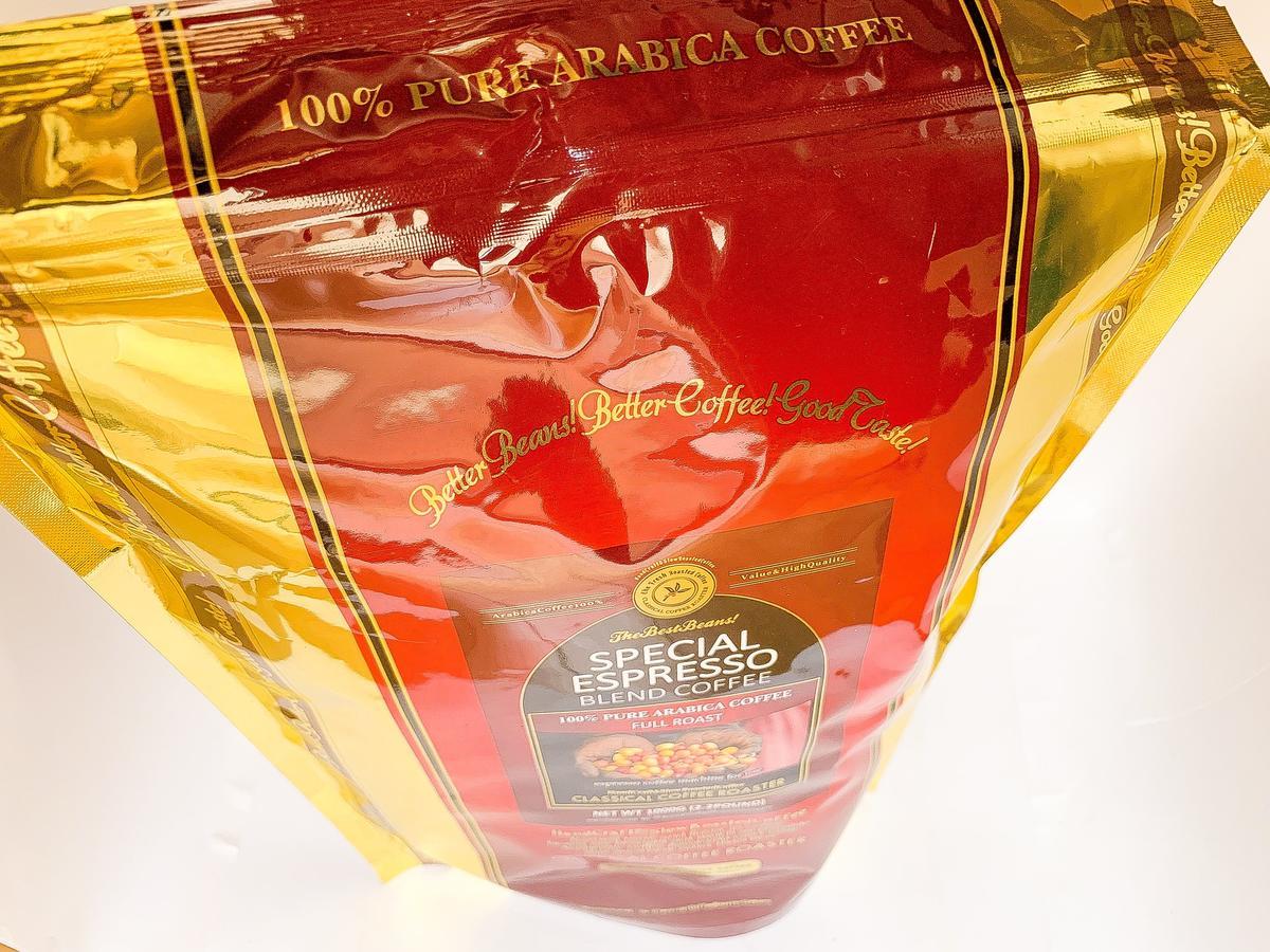 楽天でカフェラテ用コーヒー豆1kgを買いました