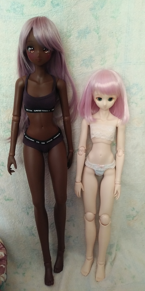 スマートドール本体と衣装セット　#スマートドール 60cm】スマートドール(Smart Doll) ☆非公開☆,衣装（制服・体操着