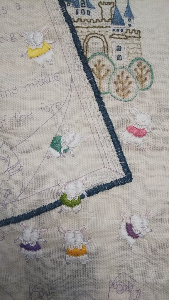 デアゴスティーニの「かわいい刺繍」19（第12巻）-こやぎ - なっちゃん