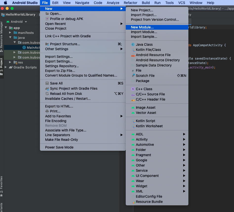Androidアプリのライブラリの作り方とGitHubでの管理 - ほろ酔い開発日誌
