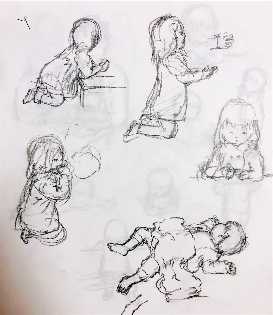 人物クロッキーのすすめ お絵かきブログ 絵を描いて見えたもの