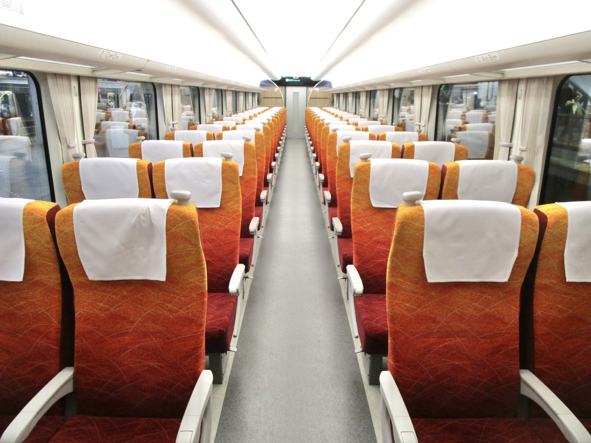特急「ひだ」の荷物置き場について