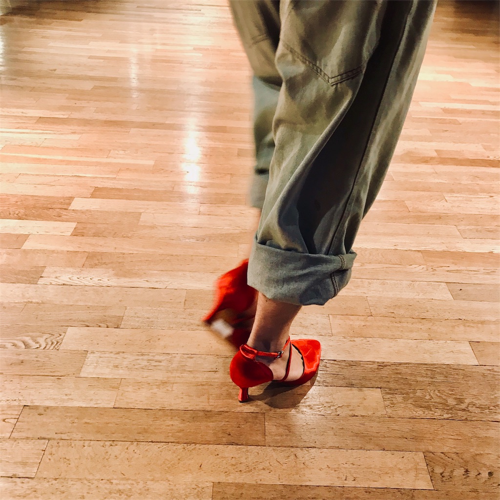 2回使用美品 アルゼンチンタンゴシューズ Delice オープントゥ ハイヒール アルゼンチンタンゴシューズ