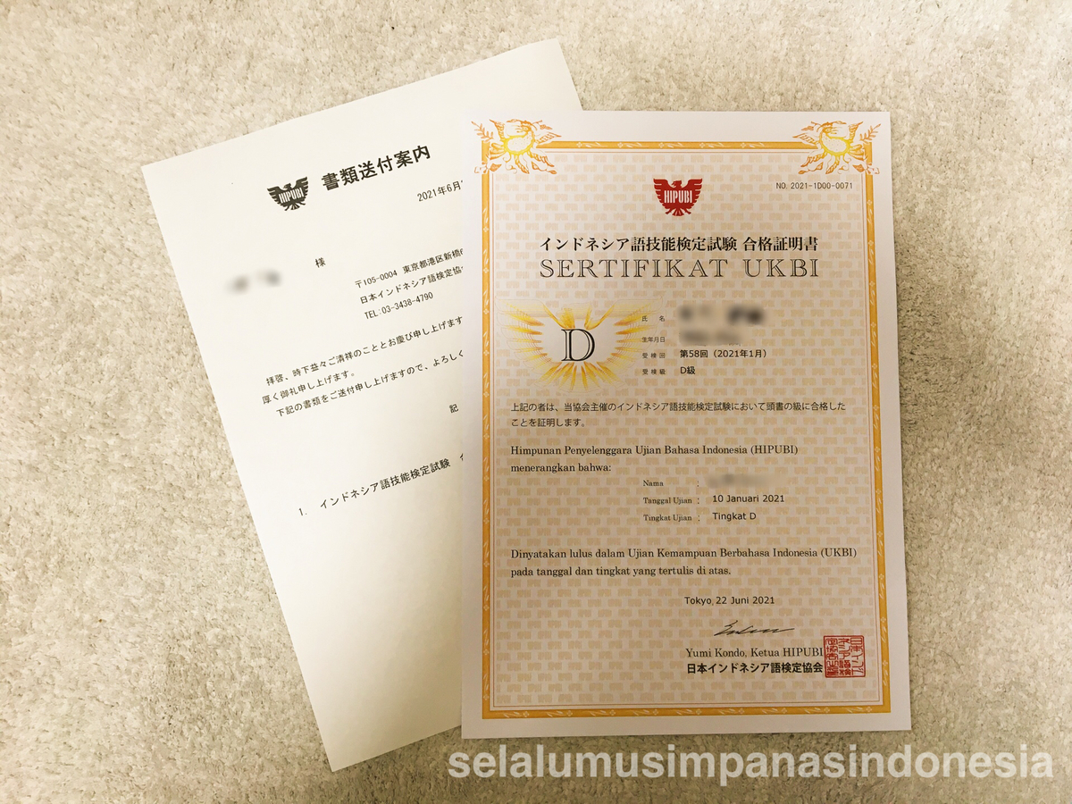 年末年始を捧げてインドネシア語検定D級を一発合格してみた①