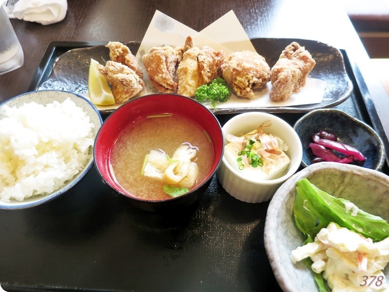 f:id:selmel:20190630204651j:plain:w600 鶏ももから揚げ定食