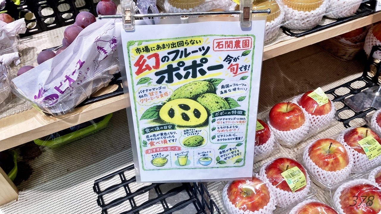 いつか食べてみたいと思っていた幻のフルーツ・ポポーを食べた日