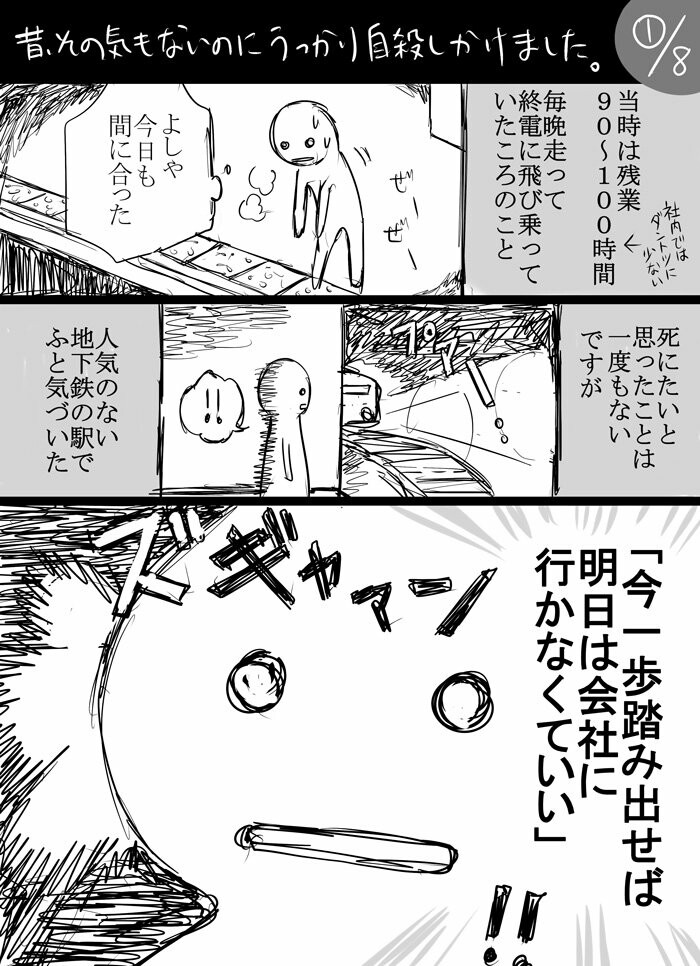 ブラック企業での疲弊はこんな感じ 攻撃表示
