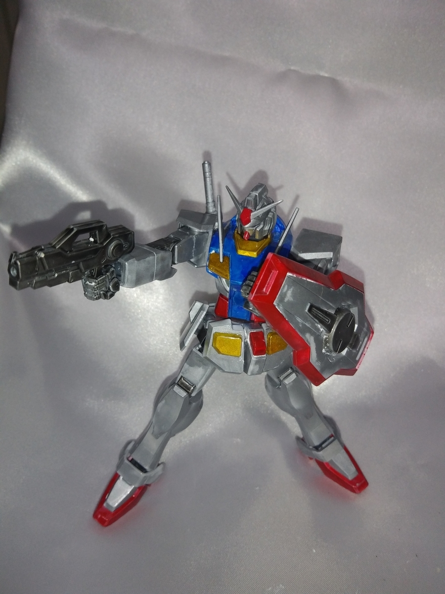 ガンプラ Oガンダム 実戦配備型 ビームライフル シールド ポーズ4