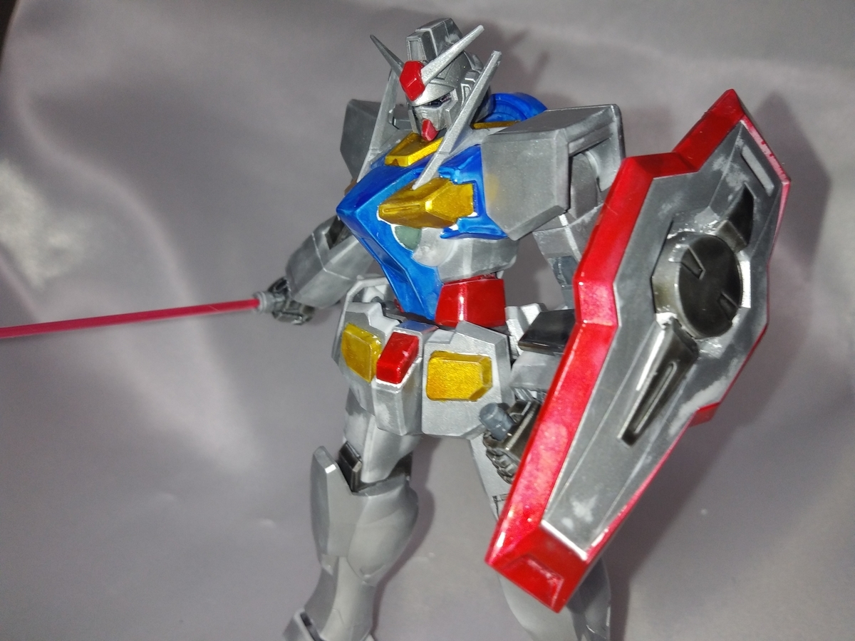 ガンプラ Oガンダム 実戦配備型 ビームサーベル シールド ポーズ