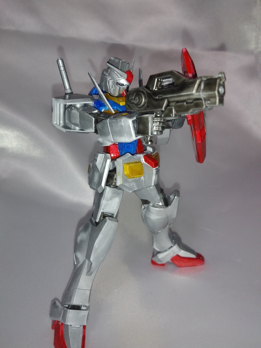 ガンプラ Oガンダム 実戦配備型 ビームライフル シールド ポーズ5