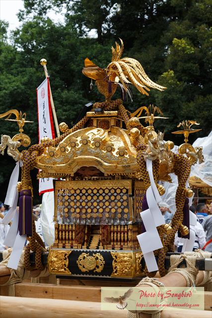 境内に山車と神輿が集結 - さきたま自然日記（別館）2