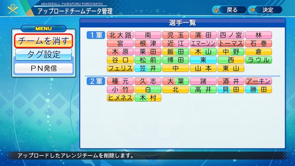28 アレンジチーム 甲斐ナショナルズ Senのパワプロ日記