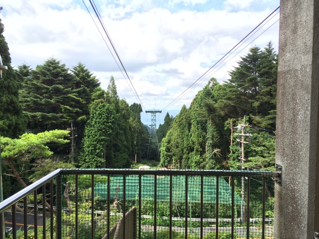 六甲山頂駅からの眺望は絶景