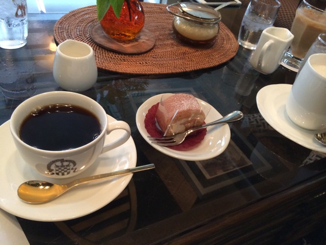 有馬温泉のカフェド坊の有馬ロール、コーヒー 有馬温泉のカフェ、カフェド坊 cafe de beau