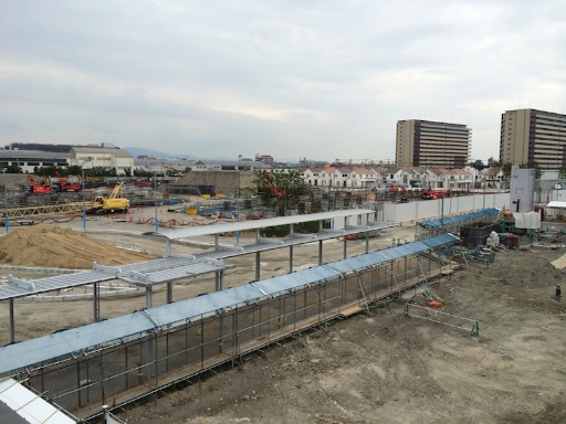 f:id:sennich:20151007184329j:image 2015年8月にズットシティの開発地を塚口駅から写した写真