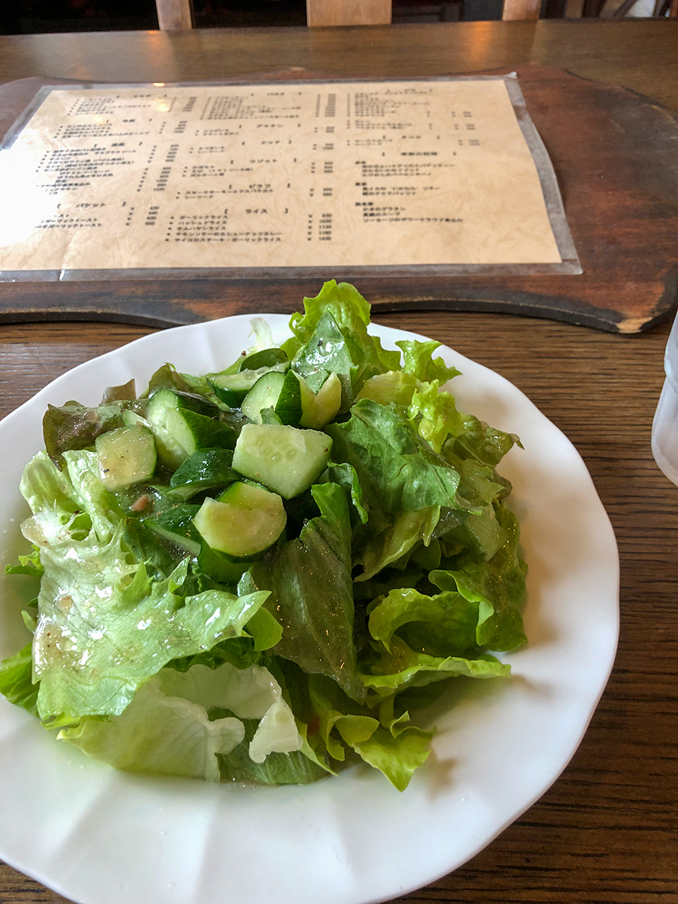 カフェ エフェメラ（Cafe Ephemera）のサラダ