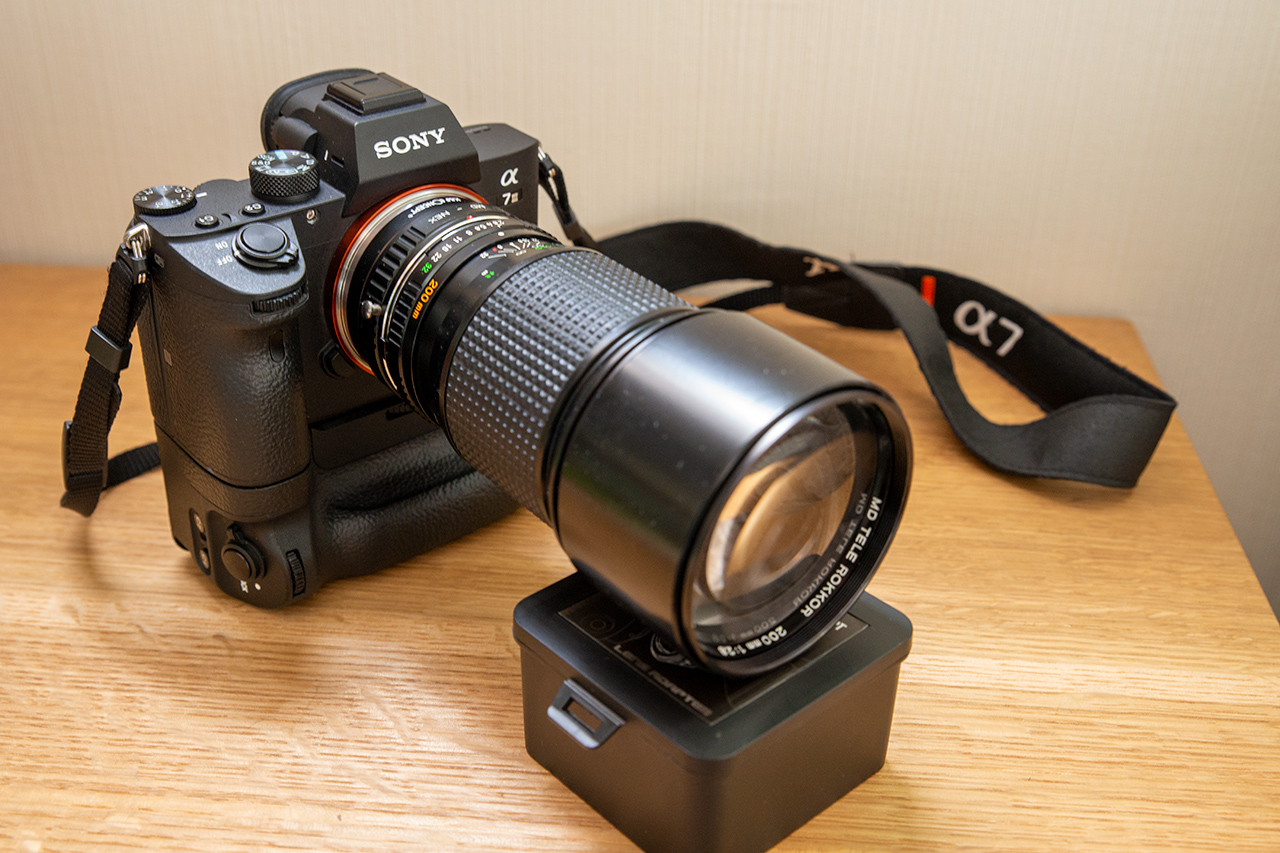 カメラ、光学機器 希少 美品 MINOLTA MD TELE ROKKOR 200mm F2.8