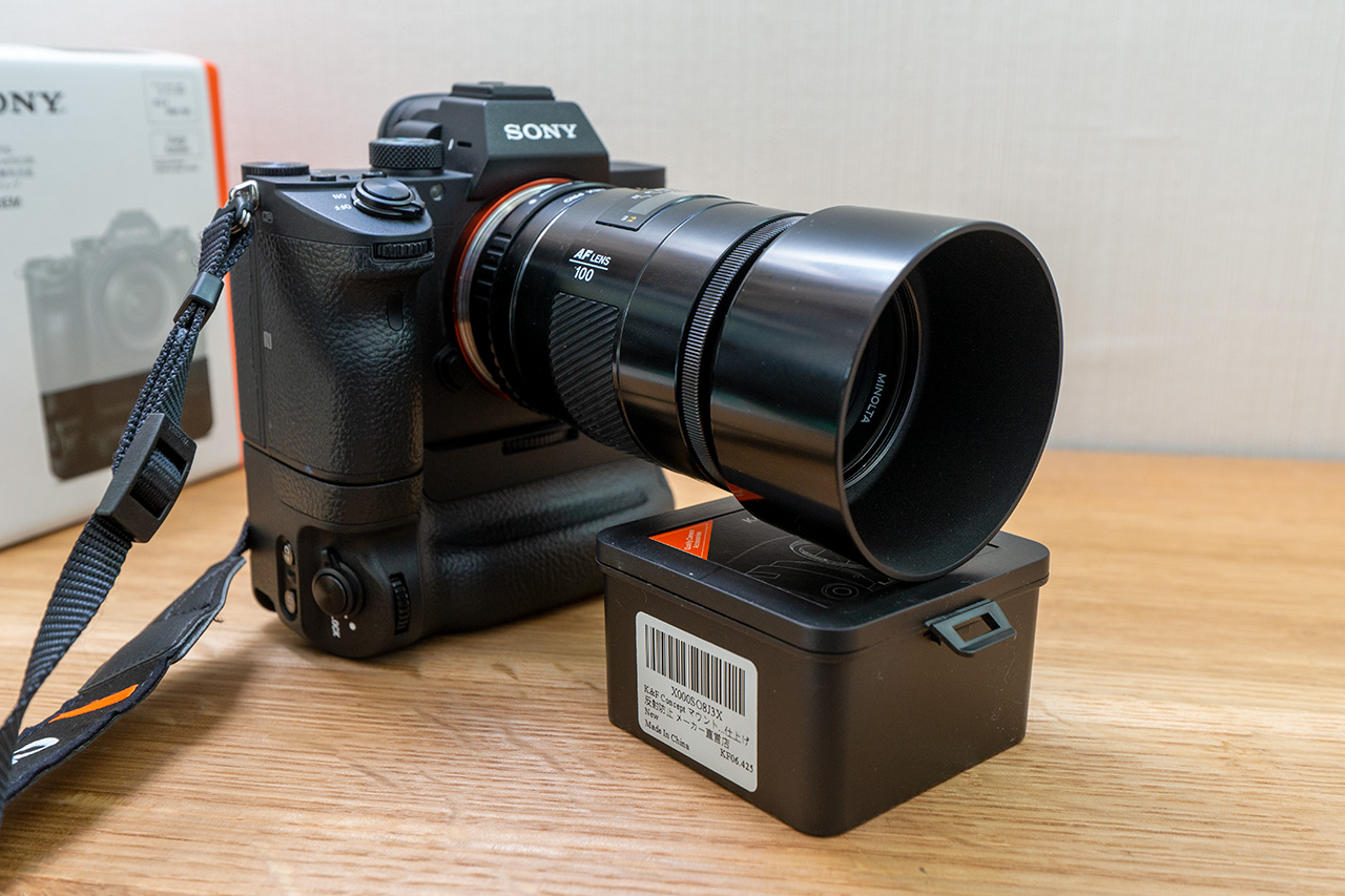 SONY α7IIIとミノルタのオールドレンズ〈AF100mm F2〉で撮ってみる