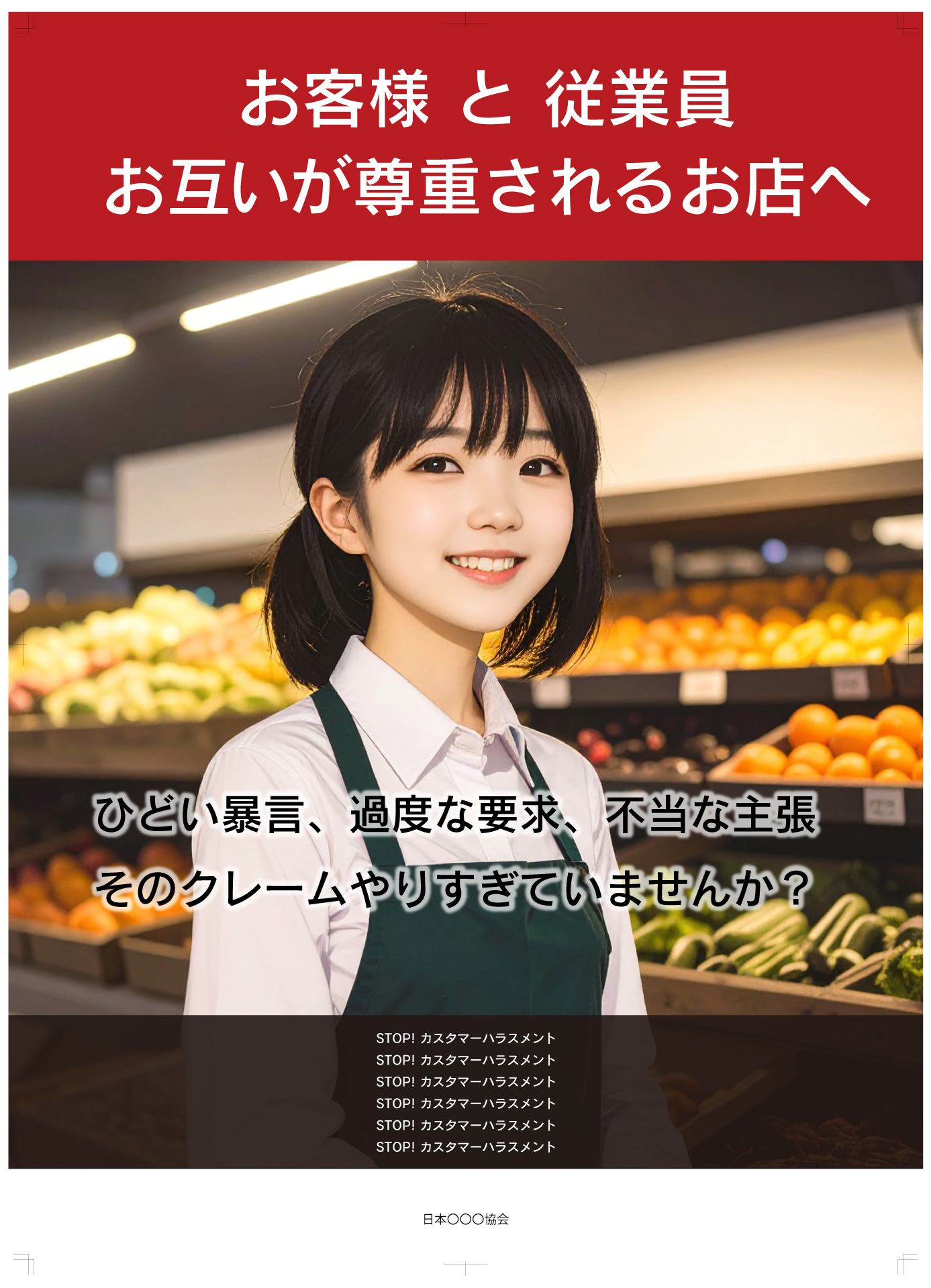 Adobe Fireflyで生成された画像で作ったポスター模写