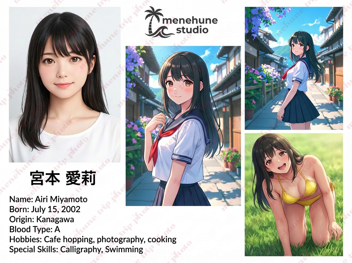 Gemini 3 Proの魅力-架空タレントのプロフィールシートを作ってみた