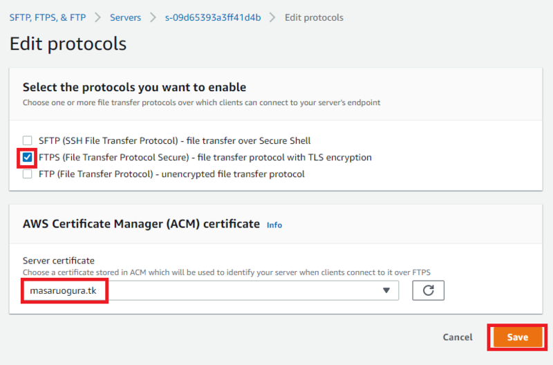 Aws Transfer For Sftpがftp Ftpsをサポートしました サーバーワークスエンジニアブログ