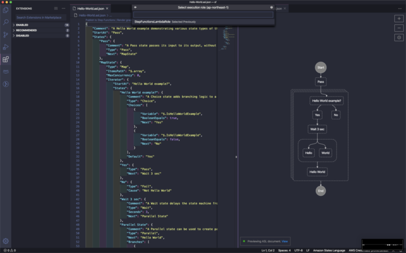 AWS Toolkit for Visual Studio Code が AWS Step Functions をサポートしました ...