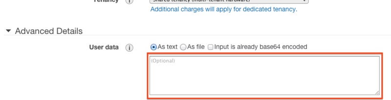 Input User Data