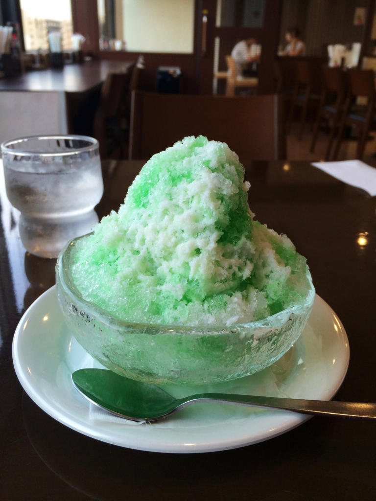 ☆かき氷メロン練乳 - トオルEXPRESS-2-