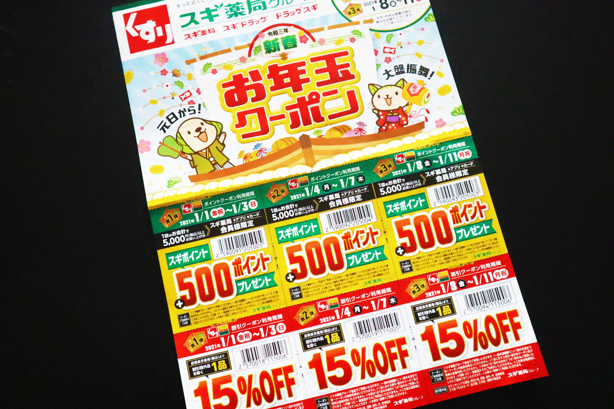 スギ薬局の15 Offクーポンはどうやったらもらえるの 使い方は 良質節約生活 100万円 1年