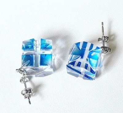 薩摩切子 ピアス