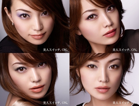 ✨美品✨ 蛯原友里 栗山千明 等身大パネル 資生堂 マキアージュ 激レア