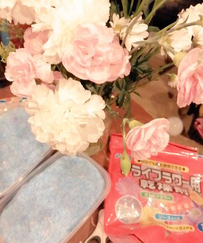 ドライフラワー作り