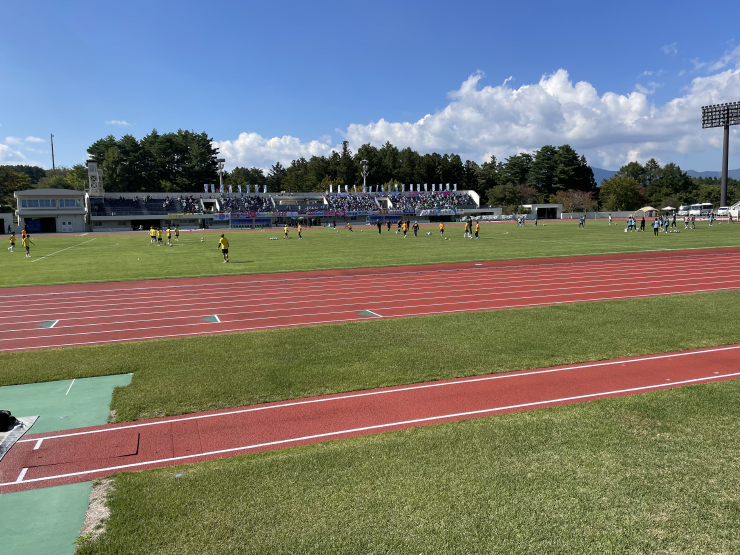山梨県富士北麓公園陸上競技場