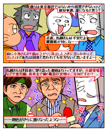 不安だらけの都知事選