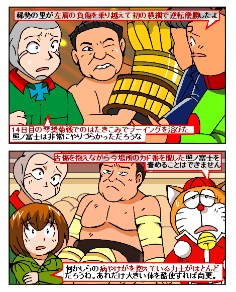 明暗を分けた取組-大相撲春場所-
