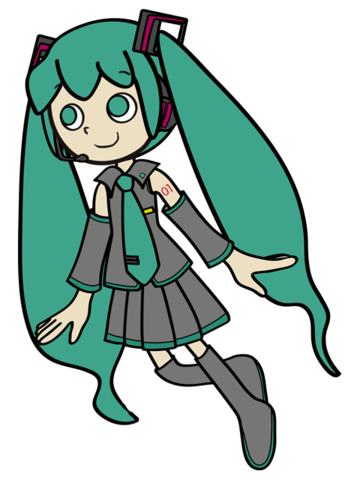 ポップン風の初音ミク