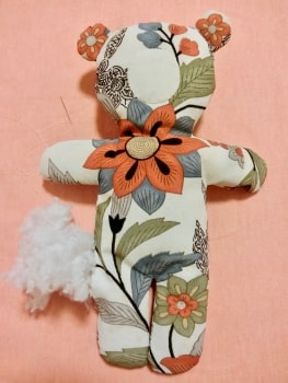 綿入れる　返し口　まつる