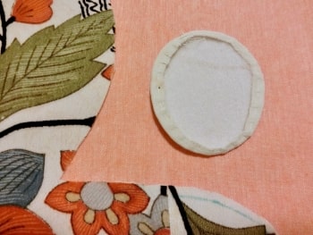 口まわり　ぐし縫い