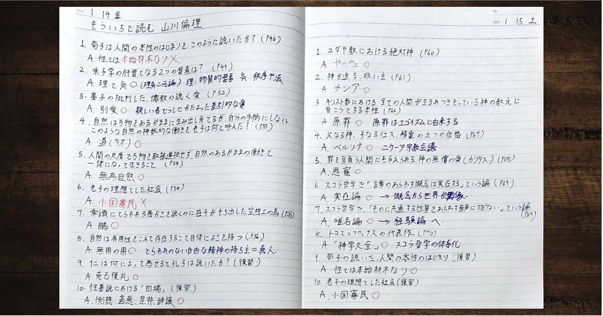 最初の4分でミニテストを解く勉強法05